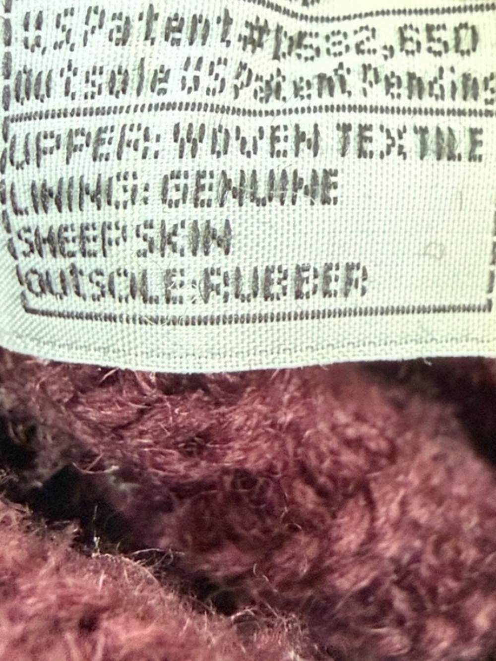 UGG 5819 Legacy Cardy Knit Tall Roll Down - Burgundy - w/Button Details. Size 8 - Picture 7 of 8